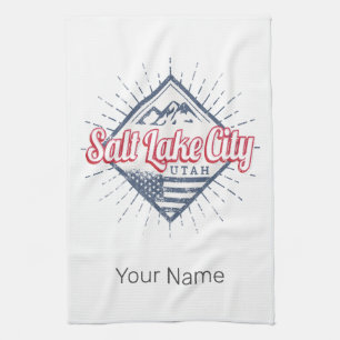 Salt Lake City Utah Verenigde Staten Theedoek