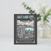Salt Lake City Utah VS Briefkaart (Staand voorkant)