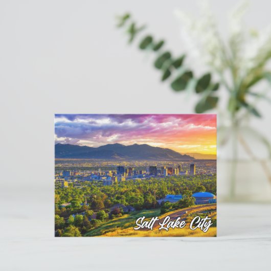 Salt Lake City, Verenigde Staten Briefkaart (Staand voorkant)