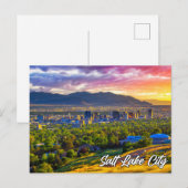 Salt Lake City, Verenigde Staten Briefkaart (Voorkant / Achterkant)