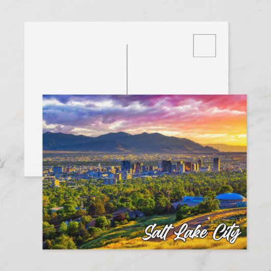 Salt Lake City, Verenigde Staten Briefkaart (Voorkant / Achterkant)