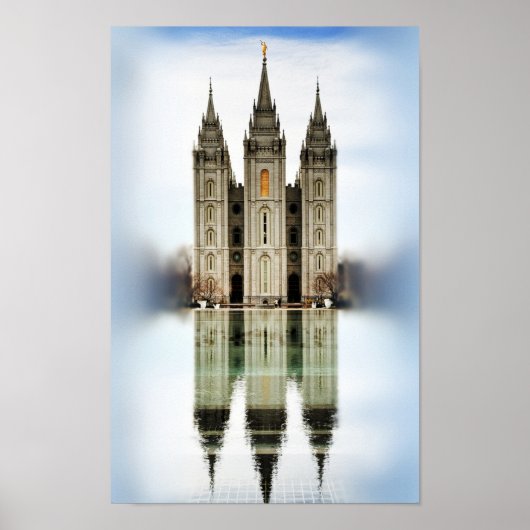 Salt Lake LDS Temple Poster (Voorkant)