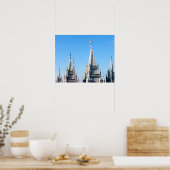 salt lake tempel engel moroni lds mormon poster (Keuken)