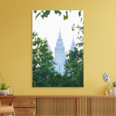 Salt Lake Temple Canvas Afdruk (Insitu (Woonkamer))