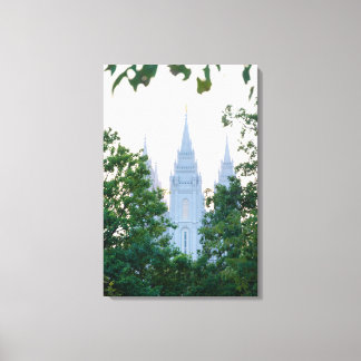 Salt Lake Temple Canvas Afdruk