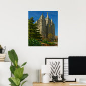 Salt Lake Temple Painting #1™ LDS Wall Art Poster (Thuiskantoor)