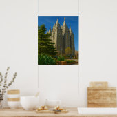 Salt Lake Temple Painting #1™ LDS Wall Art Poster (Keuken)