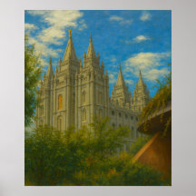 Salt Lake Temple Painting #2™ LDS-Poster