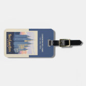 Salt Lake Temple | Salt Lake City, Utah Bagagelabel (Voorkant horizontaal)