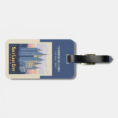 Salt Lake Temple | Salt Lake City, Utah Bagagelabel (Achterkant horizontaal)