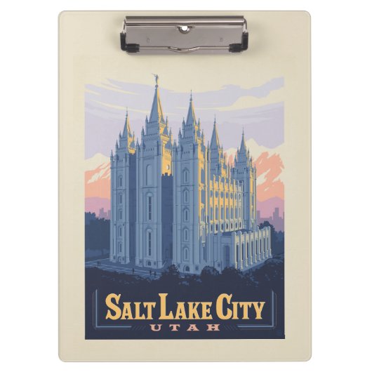 Salt Lake Temple | Salt Lake City, Utah Klembord (Voorkant)