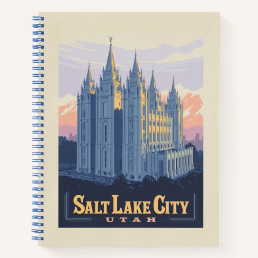 Salt Lake Temple | Salt Lake City, Utah Notitieboek (Voorkant)