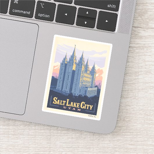 Salt Lake Temple | Salt Lake City, Utah Sticker (Detail)