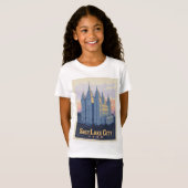 Salt Lake Temple | Salt Lake City, Utah T-shirt (Voorkant volledig)
