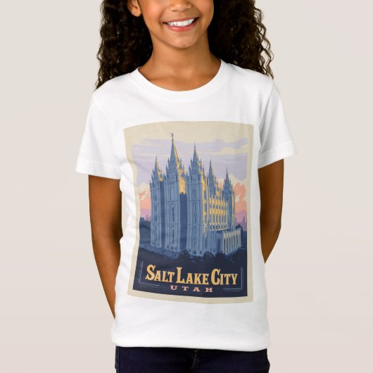 Salt Lake Temple | Salt Lake City, Utah T-shirt (Voorkant)