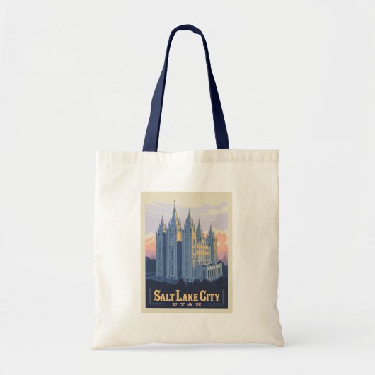 Salt Lake Temple | Salt Lake City, Utah Tote Bag (Voorkant)