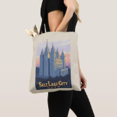Salt Lake Temple | Salt Lake City, Utah Tote Bag (Dichtbij)