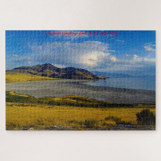 Salt Lake Utah. kerstcadeautjes Legpuzzel (Horizontaal)
