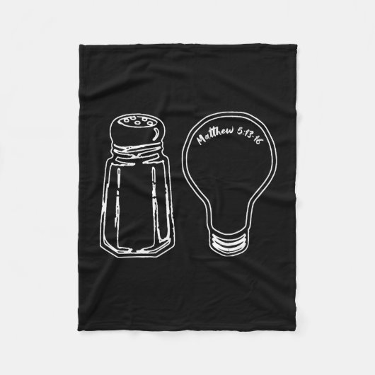 Salt & Light Fleece Deken (Voorkant)