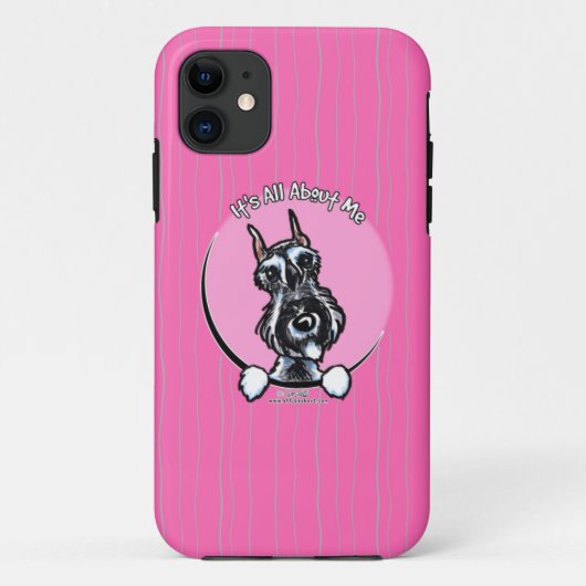 Salt Pepper Schnauzer IAAM Case-Mate iPhone Case (Achterkant)