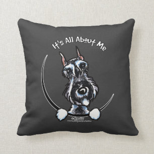 Salt Pepper Schnauzer IAAM Kussen