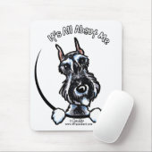 Salt Pepper Schnauzer IAAM Muismat (Met muis)