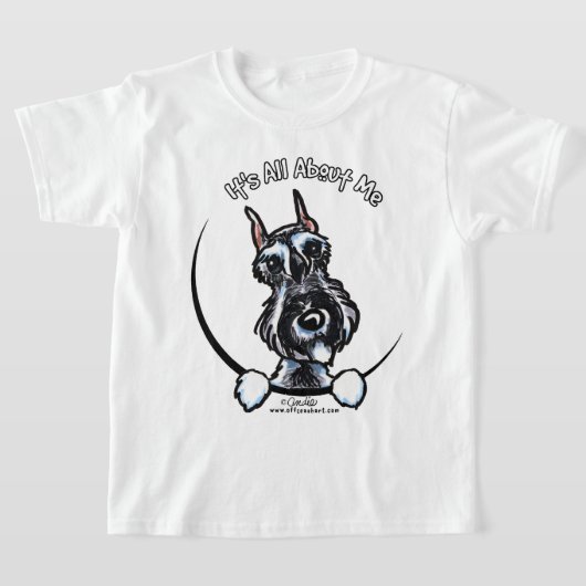 Salt Pepper Schnauzer IAAM T-shirt (Laagn)