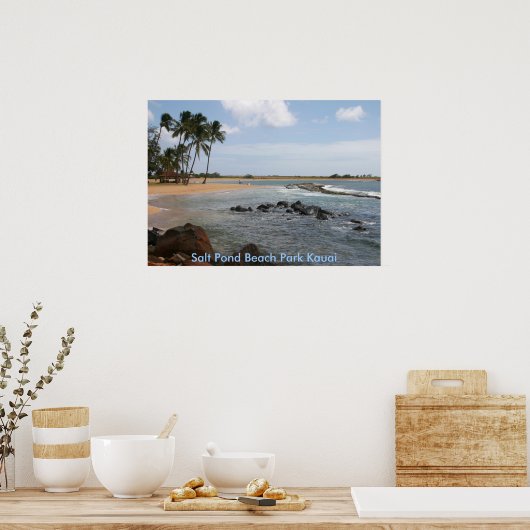 Salt Pond Beach Park Kauai Poster (Keuken)