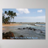 Salt Pond Beach Park Kauai Poster (Voorkant)