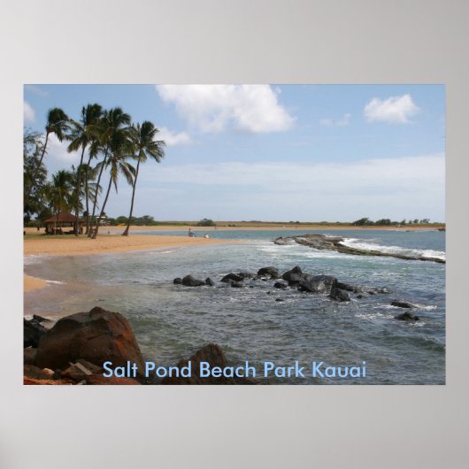 Salt Pond Beach Park Kauai Poster (Voorkant)
