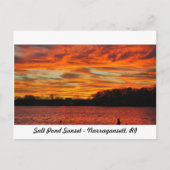 Salt Pond Narragansett Rhode Island Briefkaart (Voorkant)
