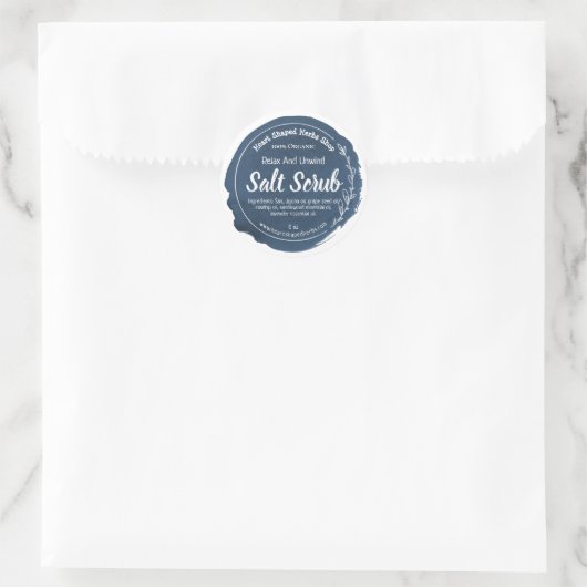  Salt Scrub Label Handmade Business (Tas)