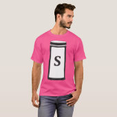 Salt Shaker Kostuum Halloween Zout Peper Matchin T-shirt (Voorkant volledig)