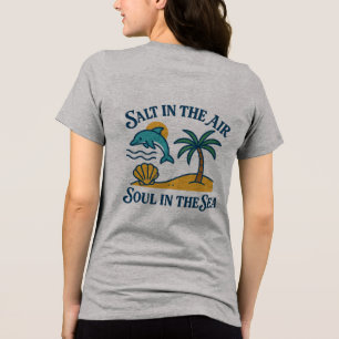 Salt & Soul Dolphin Tri-Blend Shirt