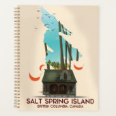 Salt Spring Island British Columbia Canada Planner (Voorkant)