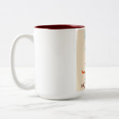 Salt Spring Island British Columbia Canada Tweekleurige Koffiemok (Links)