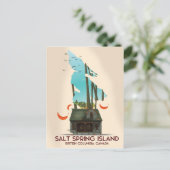 Salt Spring Island Brits-Columbia Canada Briefkaart (Staand voorkant)