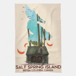 Salt Spring Island Brits-Columbia Canada Theedoek