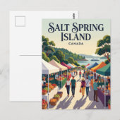 Salt Spring Island Canada Briefkaart (Voorkant / Achterkant)