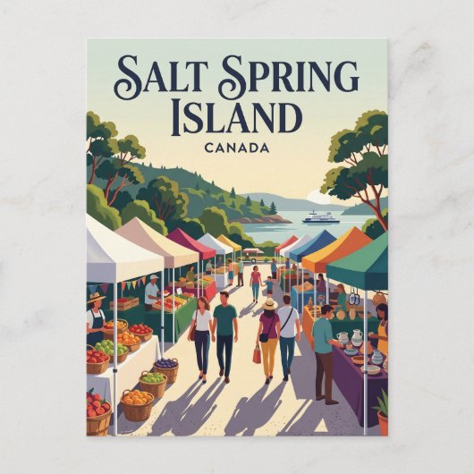 Salt Spring Island Canada Briefkaart (Voorkant)
