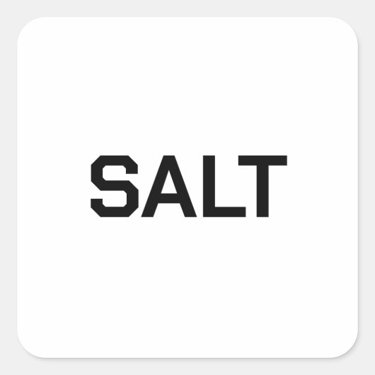 Salt Sticker Label te koop (Voorkant)