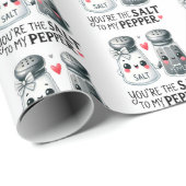 Salt To My Pepper Love Gift Wrapping Paper Cadeaupapier (Rol Hoek)