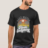 Salt Water Heals Everything Beach T-shirt (Voorkant)