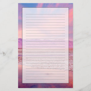 Salt Water Lake Death Valley Briefpapier