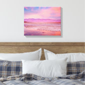 Salt Water Lake Death Valley Canvas Afdruk (Insitu (Slaapkamer))