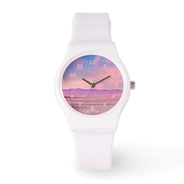 Salt Water Lake Death Valley Horloge (Voorkant)
