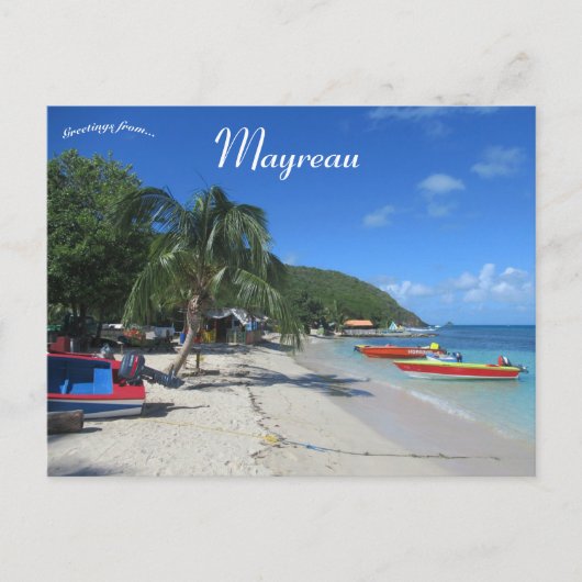 Salt Whistle Bay Mayreau Briefkaart (Voorkant)