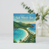Salt Whistle Bay St. Vincent en de Grenadines Briefkaart (Staand voorkant)