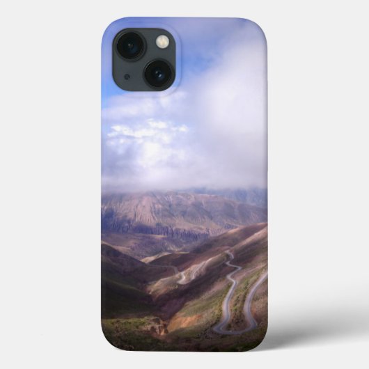 Salta Mountain Serpentine Road met lage wolken Case-Mate iPhone Case (Achterkant)