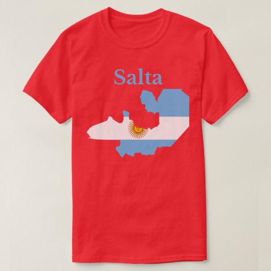 Salta Provincie Argentijns T-shirt (Design voorkant)
